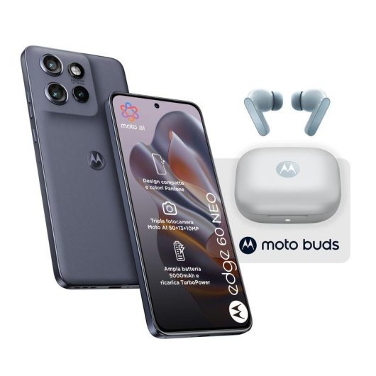 Motorola Edge 60 Neo 5G 8GB 256GB 6.36" Grau + Moto Buds