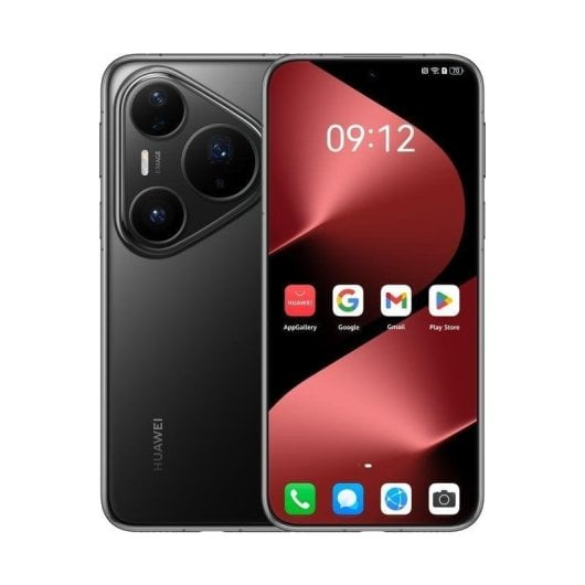Huawei Pura 80 Pro 12 Go 512 Go 6,8" OLED 4G Double SIM Caméra 50 MP SuperCharge EMUI 15 Noir