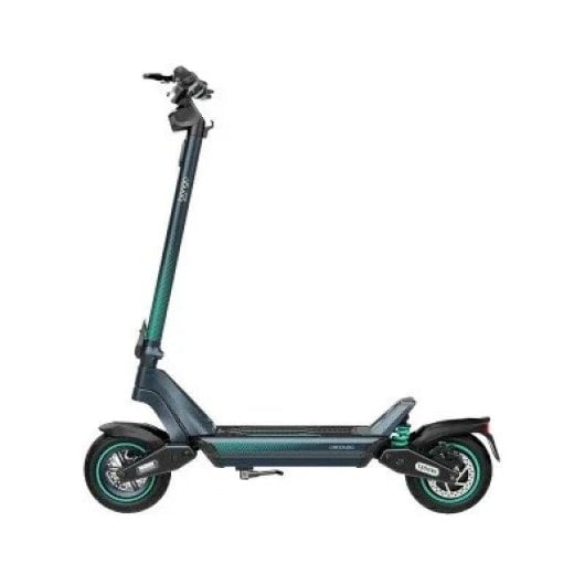 Patinete eléctrico Cecotec Bongo Y65 Connected 500W Autonomía 65km Doble suspensión Ruedas 10" Negro Verde azulado