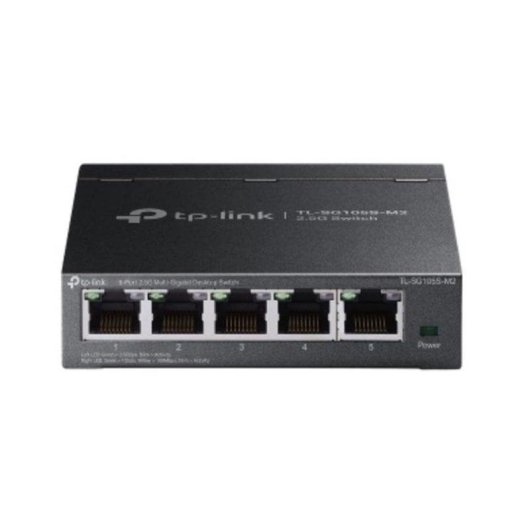 Switch TP-Link TL-SG105S-M2 Gestioné 5 Ports 2.5G Métal Montage Mur