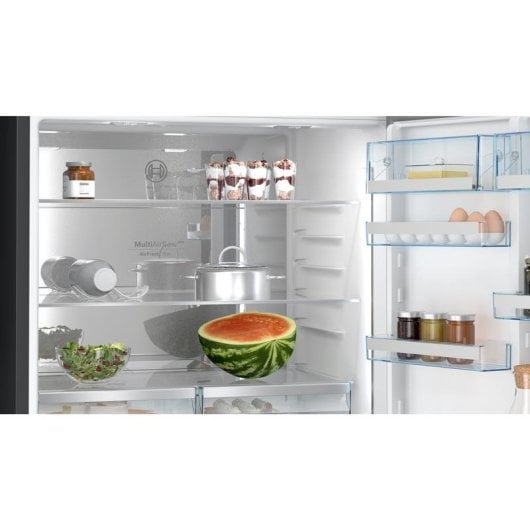 Frigorifero Americano Bosch KGP86AXB0N Total No Frost 186cm 621L B Nero Inox WiFi
