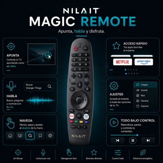 Nilait Luxe 55UD8004SWOS 55" QLED UHD 4K Smart TV WEBOS