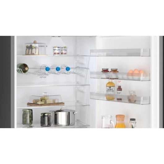 Réfrigérateur Combiné Siemens iQ300 KG49NXXCF No Frost 203 cm 440 L C Noir Inox