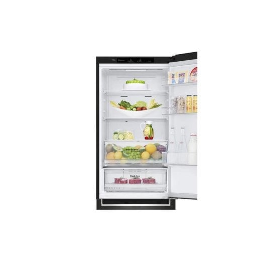 Réfrigérateur combiné LG GBB61BLJEN No Frost 186 cm 341 L E Noir