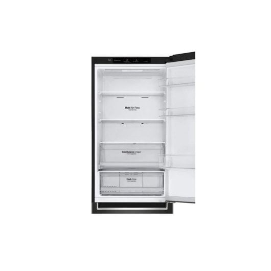 Réfrigérateur combiné LG GBB61BLJEN No Frost 186 cm 341 L E Noir