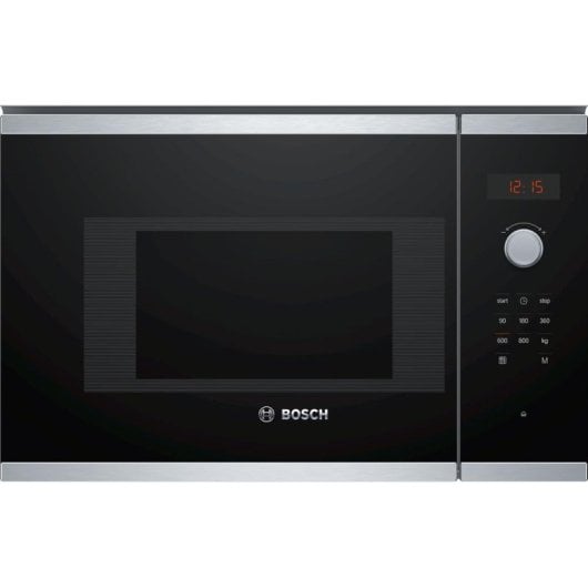 Microondas Bosch Serie 4 BFL523MS1F 20 Litros 800W Auto Programas LED
