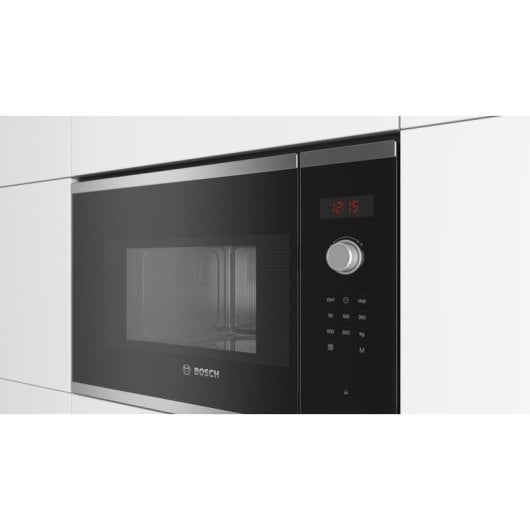 Microondas Bosch Serie 4 BFL523MS1F 20 Litros 800W Auto Programas LED