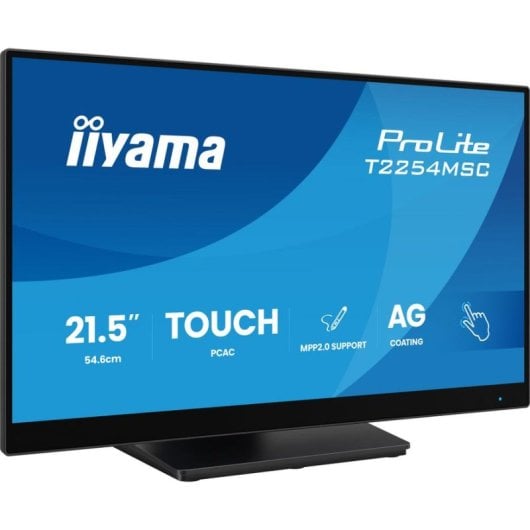 Écran PC iiyama T2254MSC-B2AG 21,5" Full HD 100Hz IPS Tactile 4ms Haut-parleurs