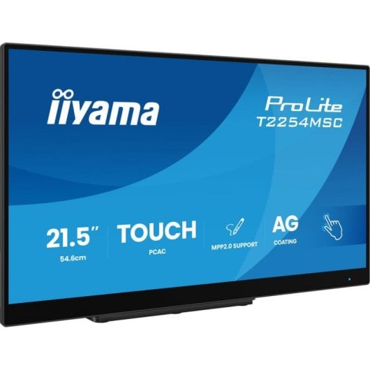 Écran PC iiyama T2254MSC-B2AG 21,5" Full HD 100Hz IPS Tactile 4ms Haut-parleurs