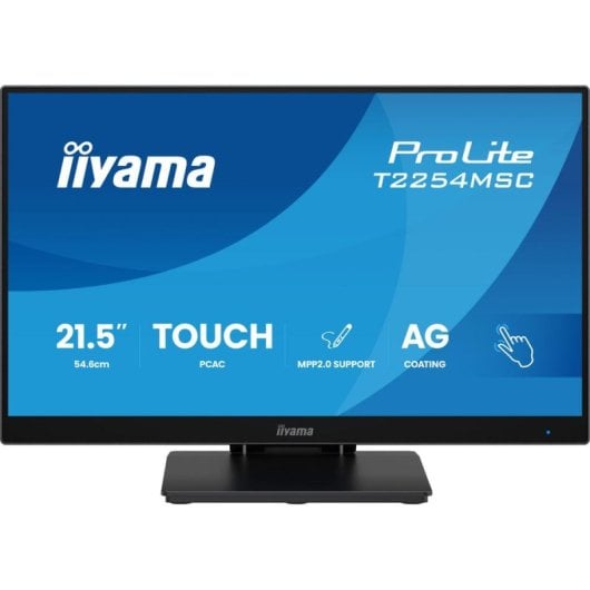 Écran PC iiyama T2254MSC-B2AG 21,5" Full HD 100Hz IPS Tactile 4ms Haut-parleurs