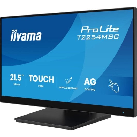 Écran PC iiyama T2254MSC-B2AG 21,5" Full HD 100Hz IPS Tactile 4ms Haut-parleurs