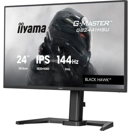 Écran PC iiyama G-MASTER GB2441HSU-B1 23,8" Full HD 144Hz IPS Gaming USB 2.0 Haut-parleurs