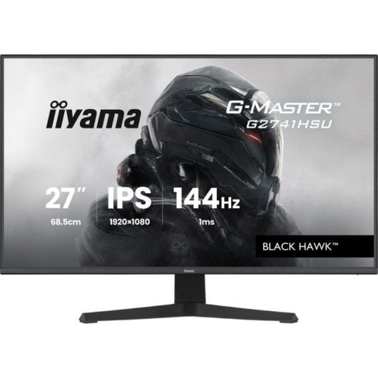 Monitor iiyama G-MASTER G2741HSU-B1 27" FullHD 144Hz IPS 1ms FreeSync G-SYNC Lautsprecher