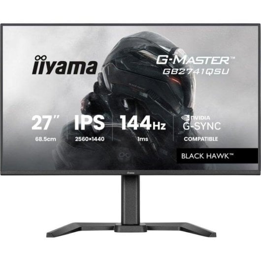 Monitor iiyama G-MASTER GB2741QSU-B1 27" QHD 144Hz IPS 1ms USB Lautsprecher höhenverstellbar