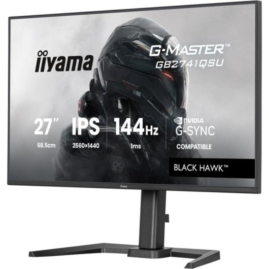 Monitor iiyama G-MASTER GB2741QSU-B1 27" QHD 144Hz IPS 1ms USB VESA Lautsprecher