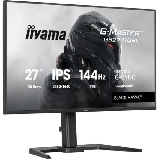 Monitor iiyama G-MASTER GB2741QSU-B1 27" QHD 144Hz IPS 1ms USB VESA Lautsprecher