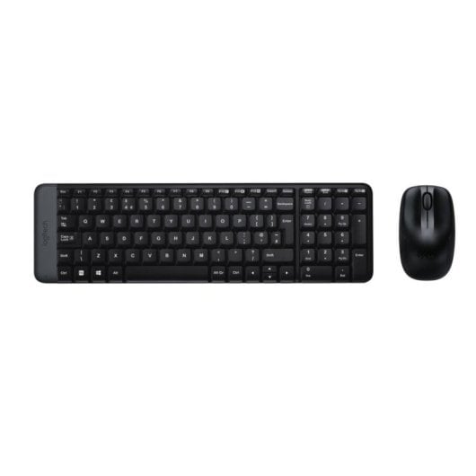 Clavier sans fil Logitech MK220 mini disposition US avec souris incluse