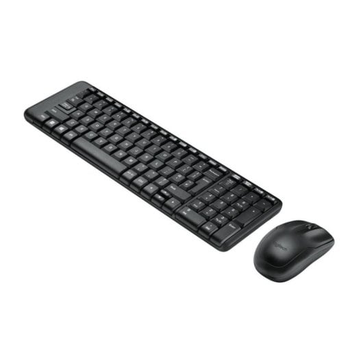 Clavier sans fil Logitech MK220 mini disposition US avec souris incluse