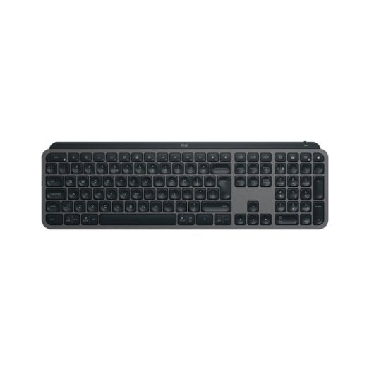 Teclado de tijera Logitech MX Keys S Layout US Internacional retroiluminado inalámbrico