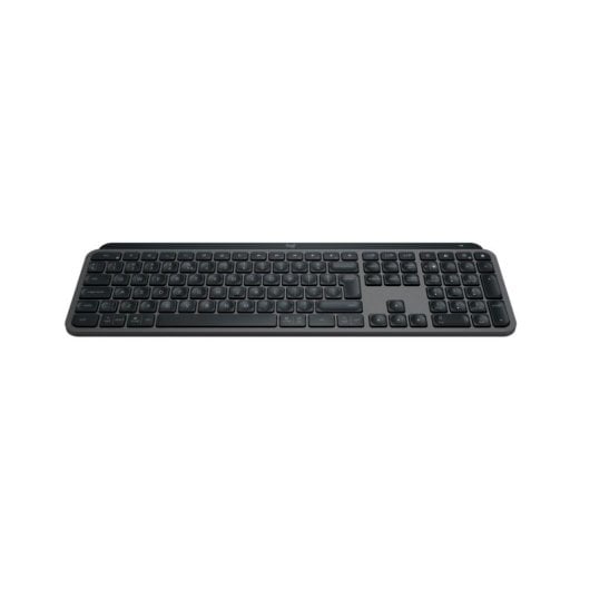 Teclado de tijera Logitech MX Keys S Layout US Internacional retroiluminado inalámbrico