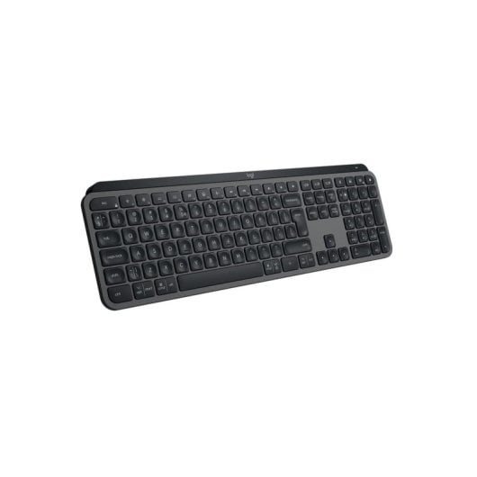 Teclado de tijera Logitech MX Keys S Layout US Internacional retroiluminado inalámbrico