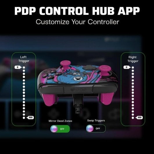 Mando PDP XBX Rematch GLOW Mister Peeks Retroiluminado Botonera Personalizable