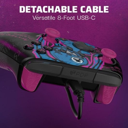 Mando PDP XBX Rematch GLOW Mister Peeks Retroiluminado Botonera Personalizable