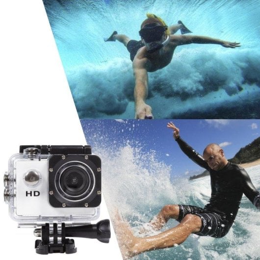 Cámara Deportiva Dam Electronics Komir HD 720p Gran Angular 14 Accesorios