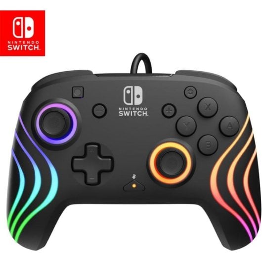 PDP Nintendo Switch Afterglow Wave Manette Filaire Noir