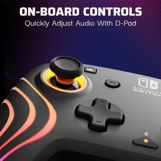PDP Nintendo Switch Afterglow Wave Manette Filaire Noir