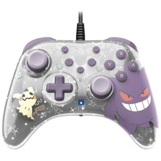 Hori HORIPAD Turbo Gengar & Mimikyu Manette filaire USB-A 3m pour Nintendo Switch 2