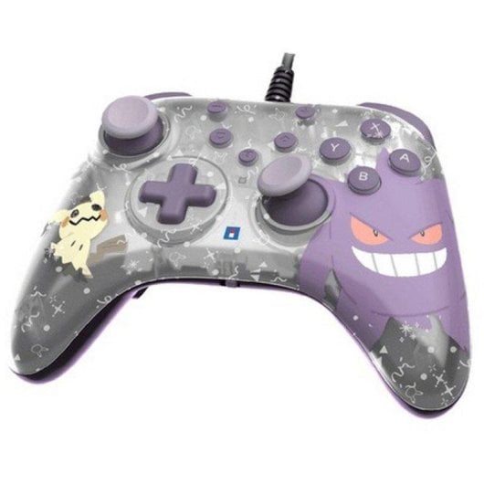 Hori HORIPAD Turbo Gengar & Mimikyu Manette filaire USB-A 3m pour Nintendo Switch 2