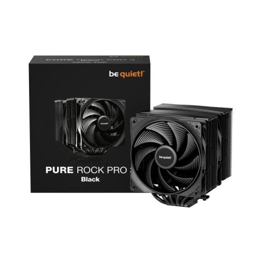 Refroidissement Air Be quiet Socket AM4 AM5 LGA1700 120mm Pure Rock Pro 3 Black Dual Fan