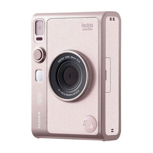 Caméra Instantanée Fujifilm Instax Mini Evo Flash Écran LCD Reprint Rose