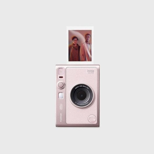 Caméra Instantanée Fujifilm Instax Mini Evo Flash Écran LCD Reprint Rose
