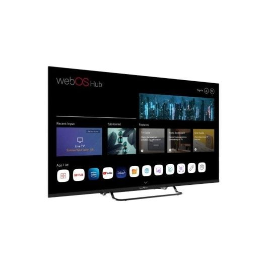 TV Smart Tech QLED 43QW02V2 43" 4K UHD webOS AirPlay Dolby Audio