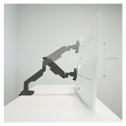 LC-Power LC-EQ-A49B Suporte de Braço para Monitor Ultra-amplo até 49"/20kg Preto