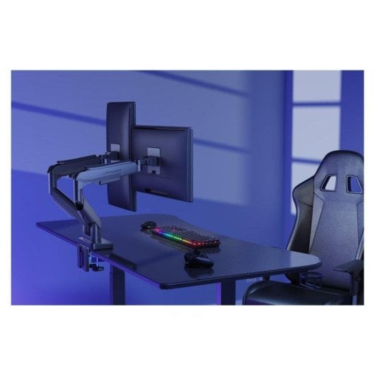 LC-Power LC-EQ-A34B-D Suporte Duplo para Monitores até 34" Máx.20Kg Preto