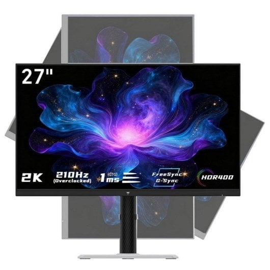 Monitor KTC H27T6 27" QHD 210Hz IPS Plano FreeSync HDR400 1 ms