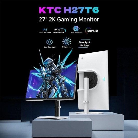 Monitor KTC H27T6 27" QHD 210Hz IPS Plano FreeSync HDR400 1 ms