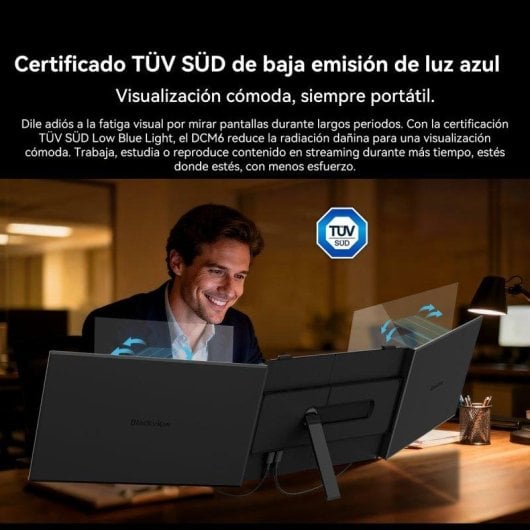 Monitor Blackview DCM6 14" FullHD 60Hz IPS Dual Screen USB-C Ultra Sottile