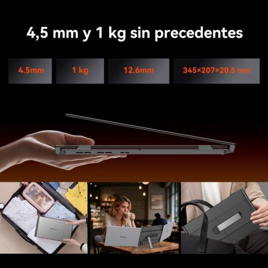 Monitor PC Blackview DCM6 14" FullHD 60Hz IPS Ultra Sottile Dual USB-C Alluminio