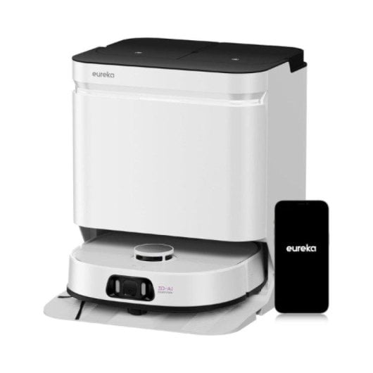 Robot Aspirador Eureka J15 Ultra Navegación Láser 19.000 Pa Control por Voz Depósito 3 L