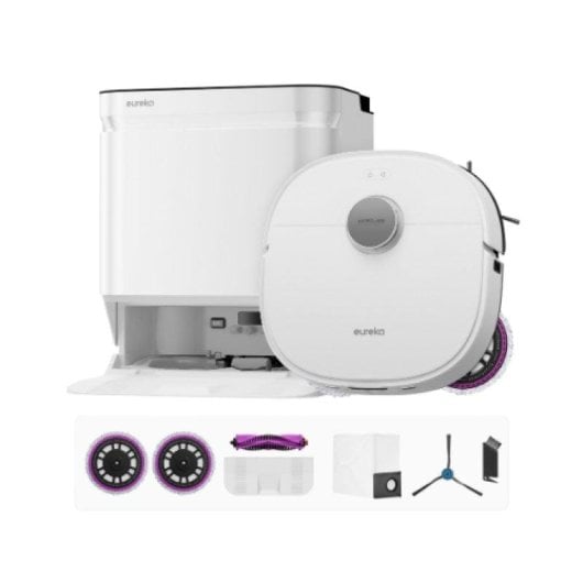 Robot Aspirador Eureka J15 Ultra Navegación Láser 19.000 Pa Control por Voz Depósito 3 L