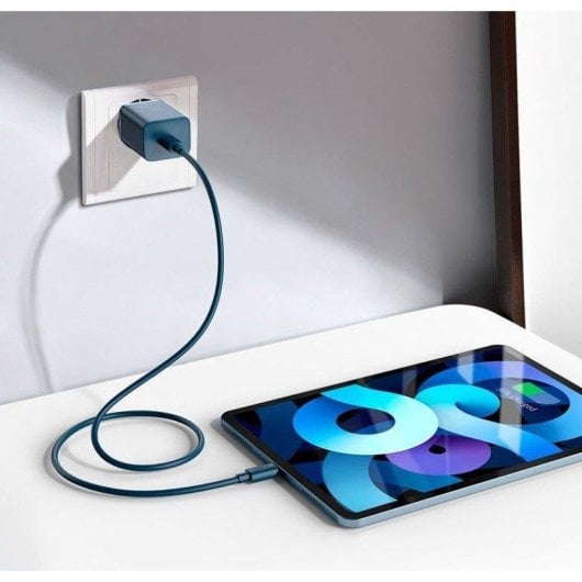 Chargeur Baseus CCSUP-B03 Super Si 20W USB-C Bleu Compact