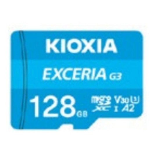 Scheda MicroSD Kioxia EXCERIA G3 128GB UHS-I U3 V30 A2