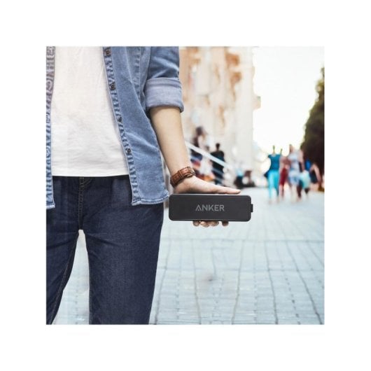 Lautsprecher Soundcore Stereo tragbar kabelgebunden & kabellos schwarz kompakt