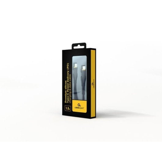 Gembird CC-USB2S-CMCM-1.5M-BK USB-C auf USB-C Kabel 1,5 m Schwarz