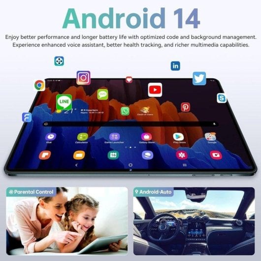Tablet Oukitel OT11 11" 128GB 4G 8000mAh Android 14 Verde