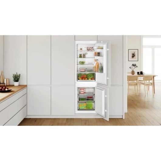 Réfrigérateur combiné Bosch KIN865SE0 No Frost 177 cm 184 L E Blanc